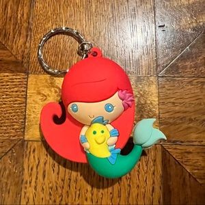 B2G1 DISNEY ARIEL LITTLE MERMAID 3D KEYCHAIN NWOT!